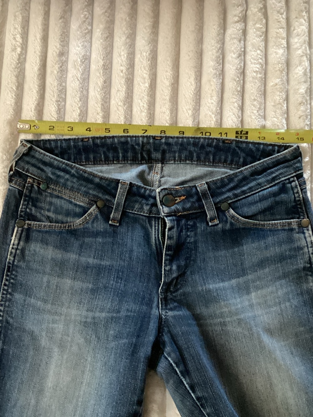 Wrangler Women's Blue Flare Jeans - Washed Indigo